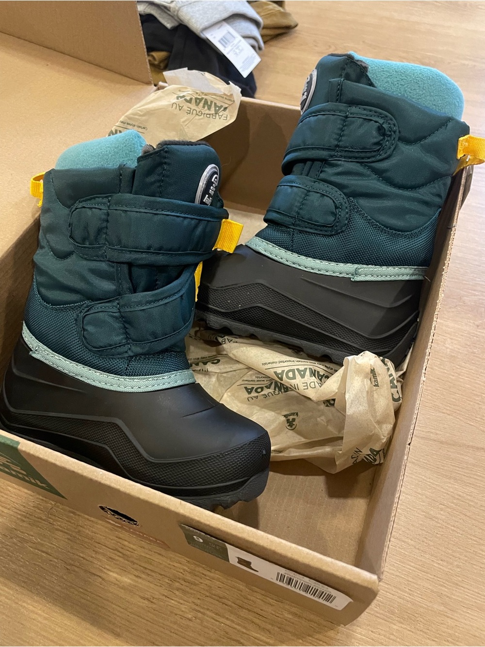 Kamik Hibou/Sapling 2 Toddler Winter Snow Boots - size 9